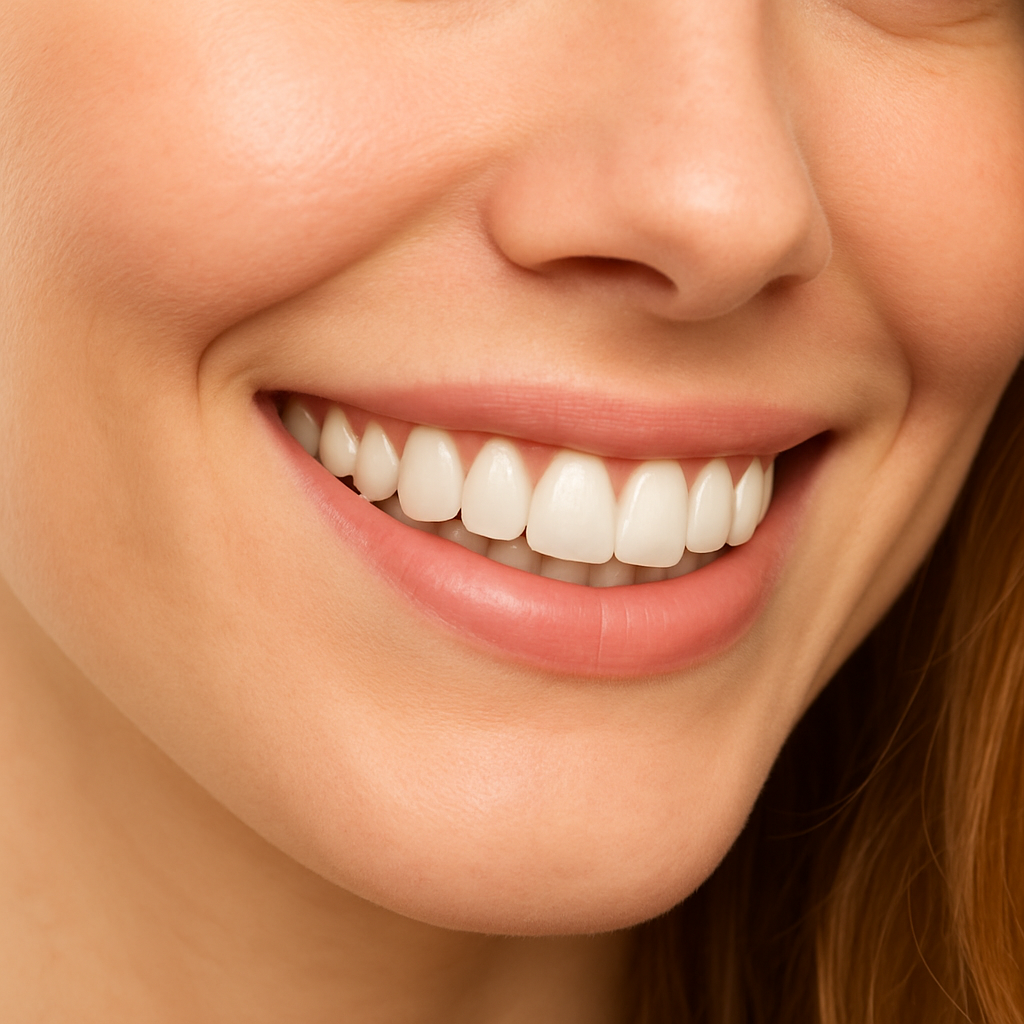 Beautiful bright smile background